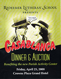 Casablanca RLS Gala 2008 poster