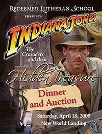 Indiana Jones RLS Gala 2009 poster