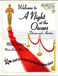 A Night at the Oscars RLS Gala 2011 poster